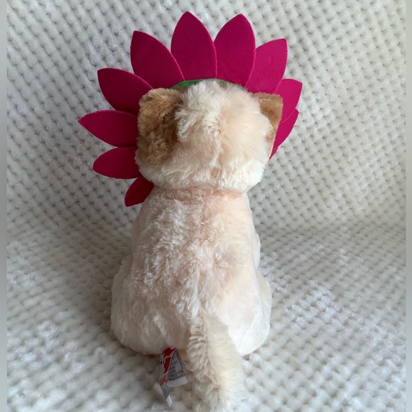 GUND Plush Boo Worlds Cutest Dog Flower Petal Costume Stuffed Pomeranian Puppy - Picture 4 of 14